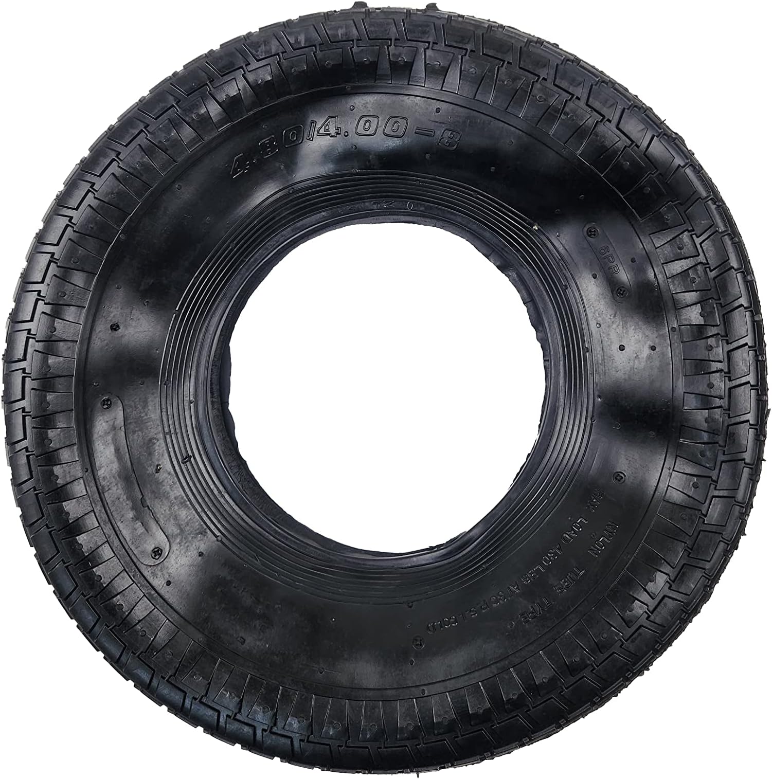 Tyre 4.00-8 4 Ply Block Tread Tire Max Speed 20 km/h