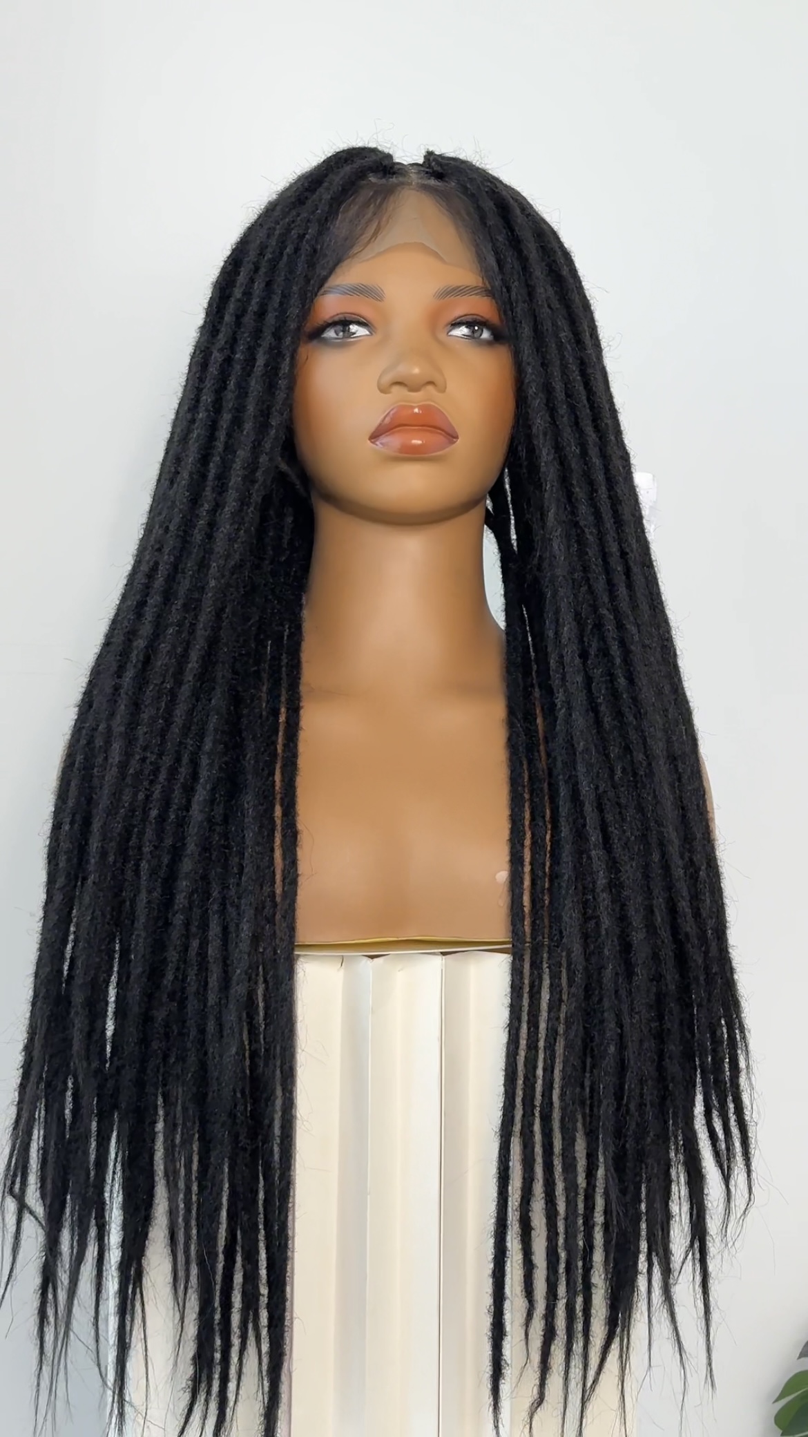Dread locs frontal lace wig human hair wig Dread,big Locs,human Hair Lace,box Box Dread,one One Dread  main image 2
