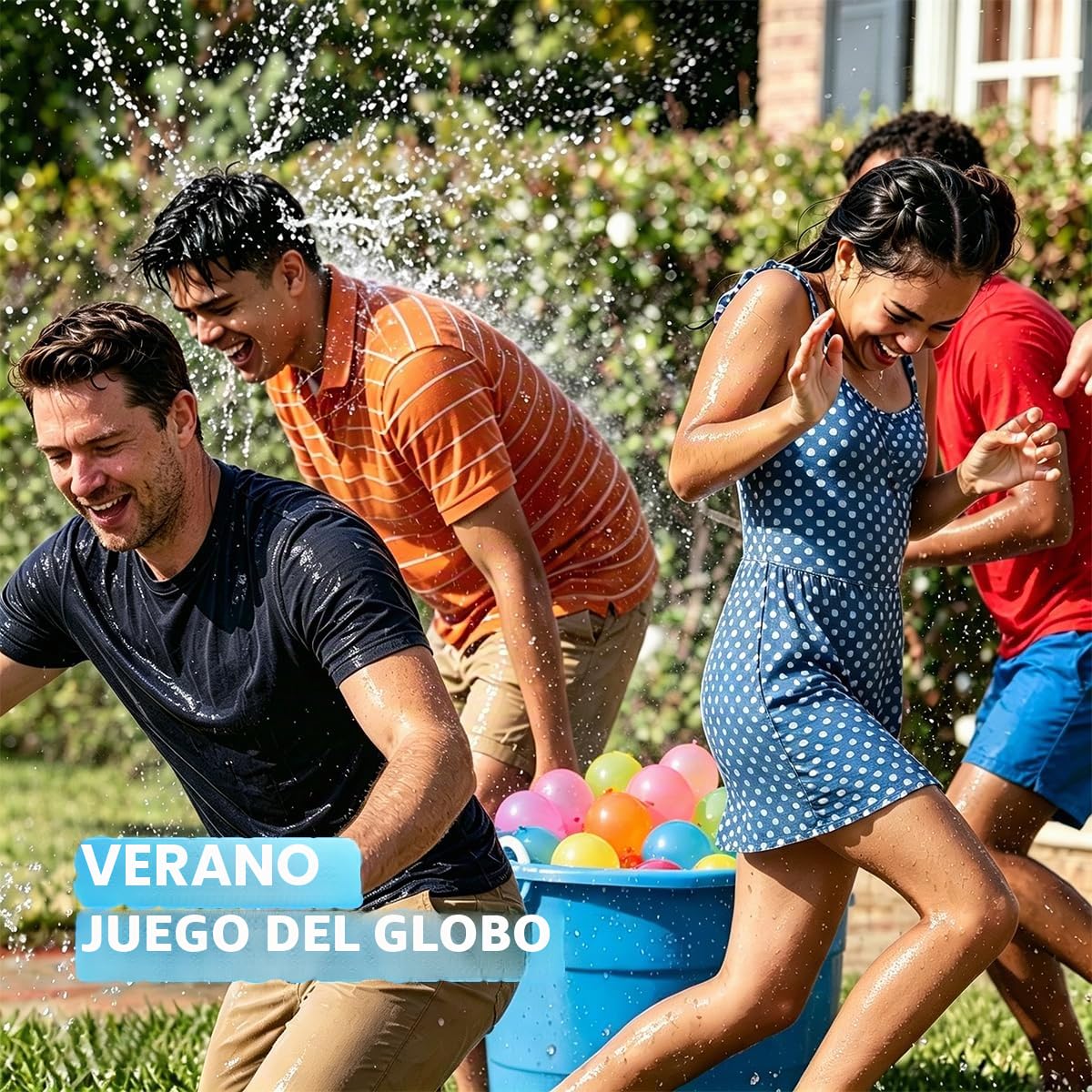 999 Globos de Agua de Llenado Rápido en 60s, Globos Agua Autocierre con 2 Adaptadores, Juegos de Agua, Kit de Globos para Fiesta en Jardín y Piscina