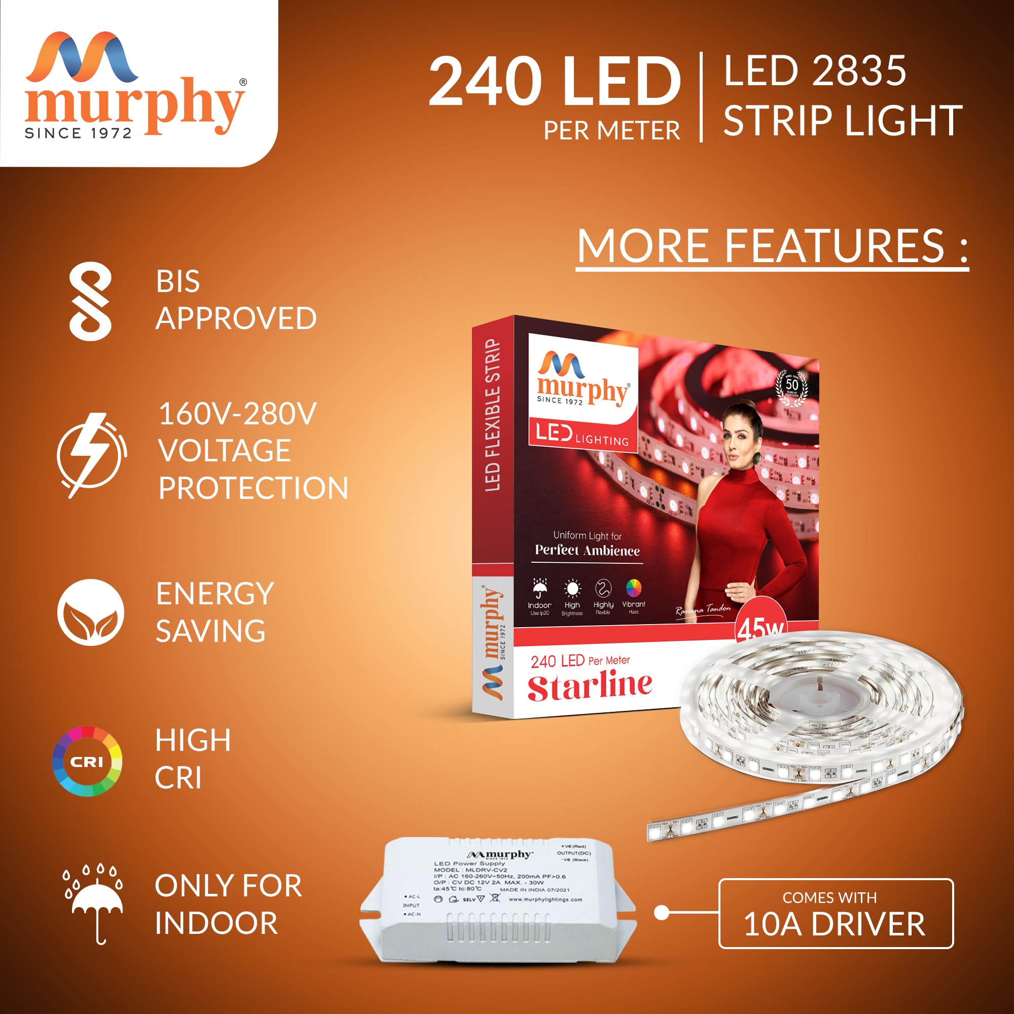 Murphy LED Strip Light - 5m Cool White -3 Murphy LED Strip Light - 5m Cool White -3