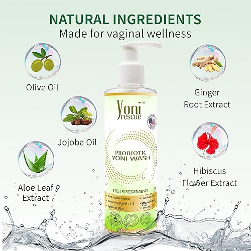 Vista 18 de Pure Probiotic Yoni Wash - Lavado femenino de equilibrio de pH natural para mujeres, esencial humedad, lavado vaginal, desodorante hidratante