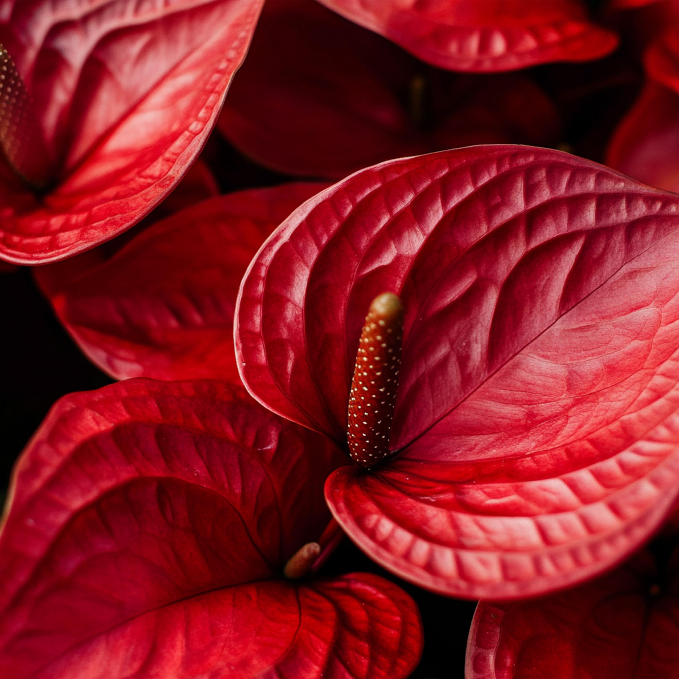 Anthurium 'Royal Champion' Roślina doniczkowa kwitnąca Czerwony 35-45cm 12cm