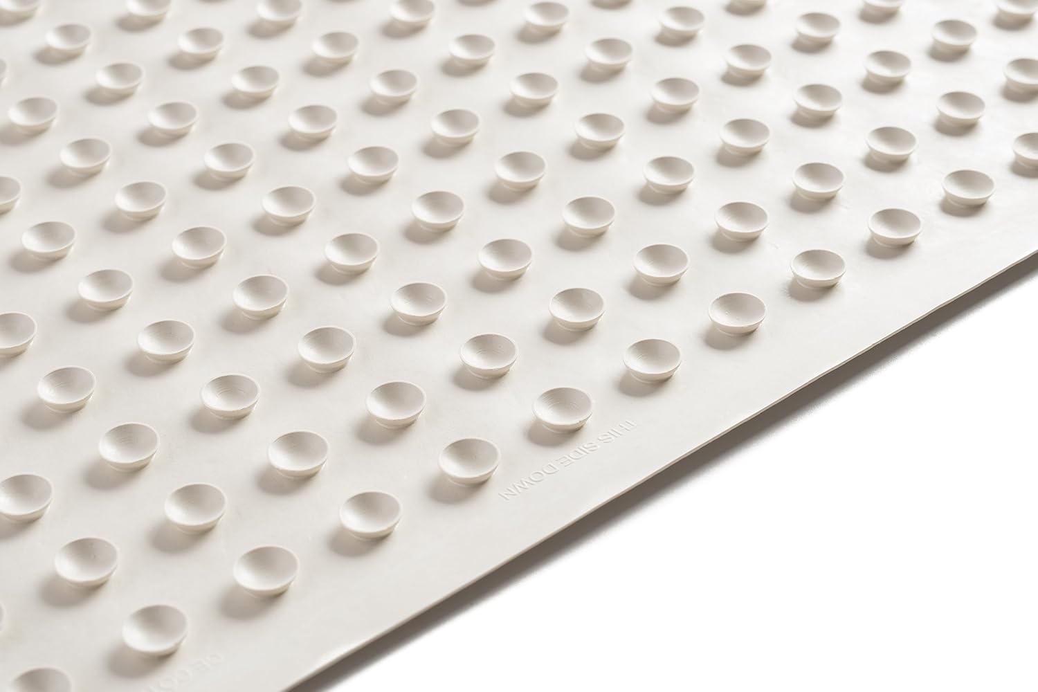 Epica Non Slip Bathtub Mat | Real Rubber Bath Mat for Tub & Shower, Bath Mat for Baby Safety, Kids Bath Mat, Pet Dog Bath Mat, Soft No-Slip Nonskid Bath Mat | Bathroom Tub Mat, Beige, 16” x 28