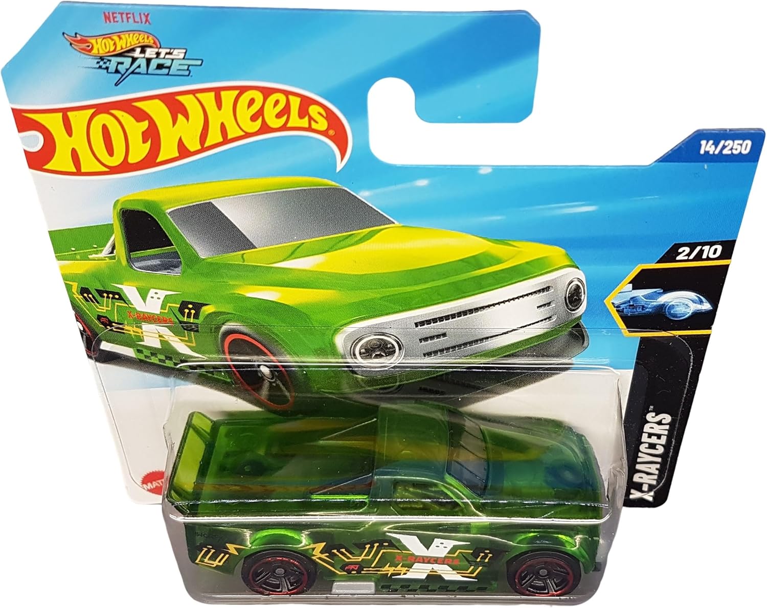 Hot Wheels - Draftnator - X-Racers 2/10 - HYW70 - Short Card - Netflix Let's Race - Mattel 2025 - 1:64