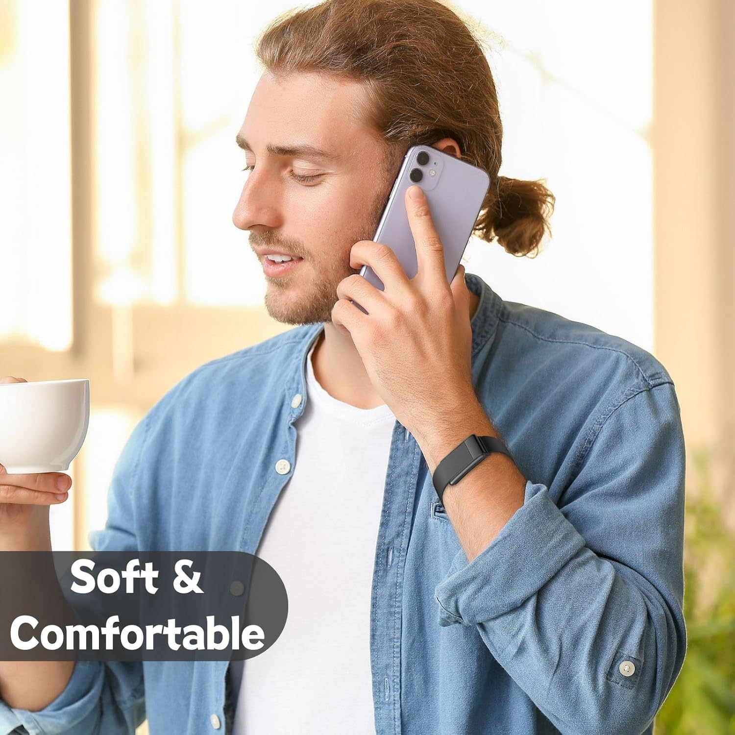 Vanet Nylon & Leather Straps Compatible with Whoop 5.0 Bands Peak and One