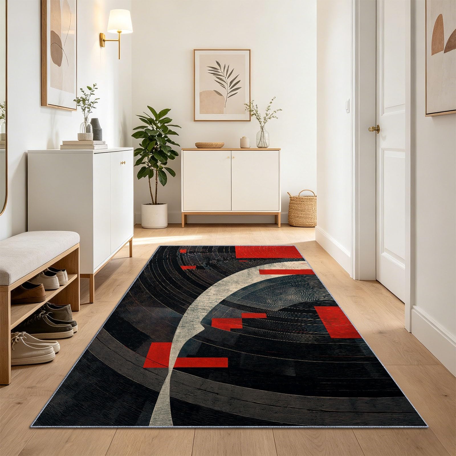 Tapis lavable en machine doux pour cuisine et entrée 60x150
