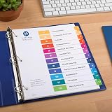 Avery® Ready Index® Table of Contents Dividers, 12-Tab, Color, 6 Sets – view 6
