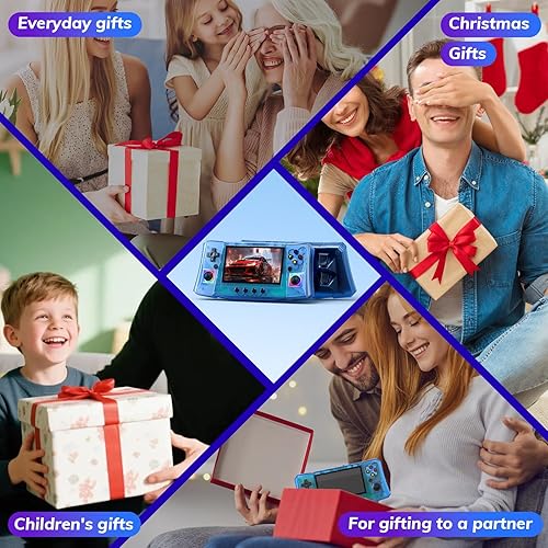 Miniatura 6 de FVBADE 50000 en 1 R50S Ultra Consola de juegos portátil 5.5 pulgadas Pantalla IPS Mini consola retro 4000mAh Arcade de bolsillo portátil 45+