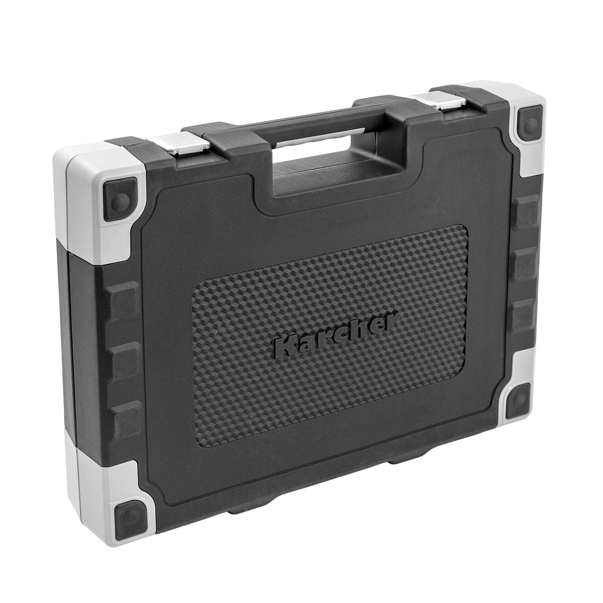 Karcher - Juego de llaves de trinquete (157 piezas, 1/4" + 3/8" + 1/2", con herramienta de cromo vanadio
