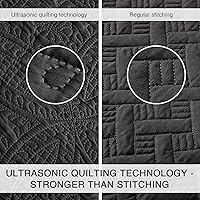 Vista 194 de Love's cabin - Juego de edredón tamaño King, color marrón, colcha de verano, microfibra ligera, estilo moderno de monedas, para todas