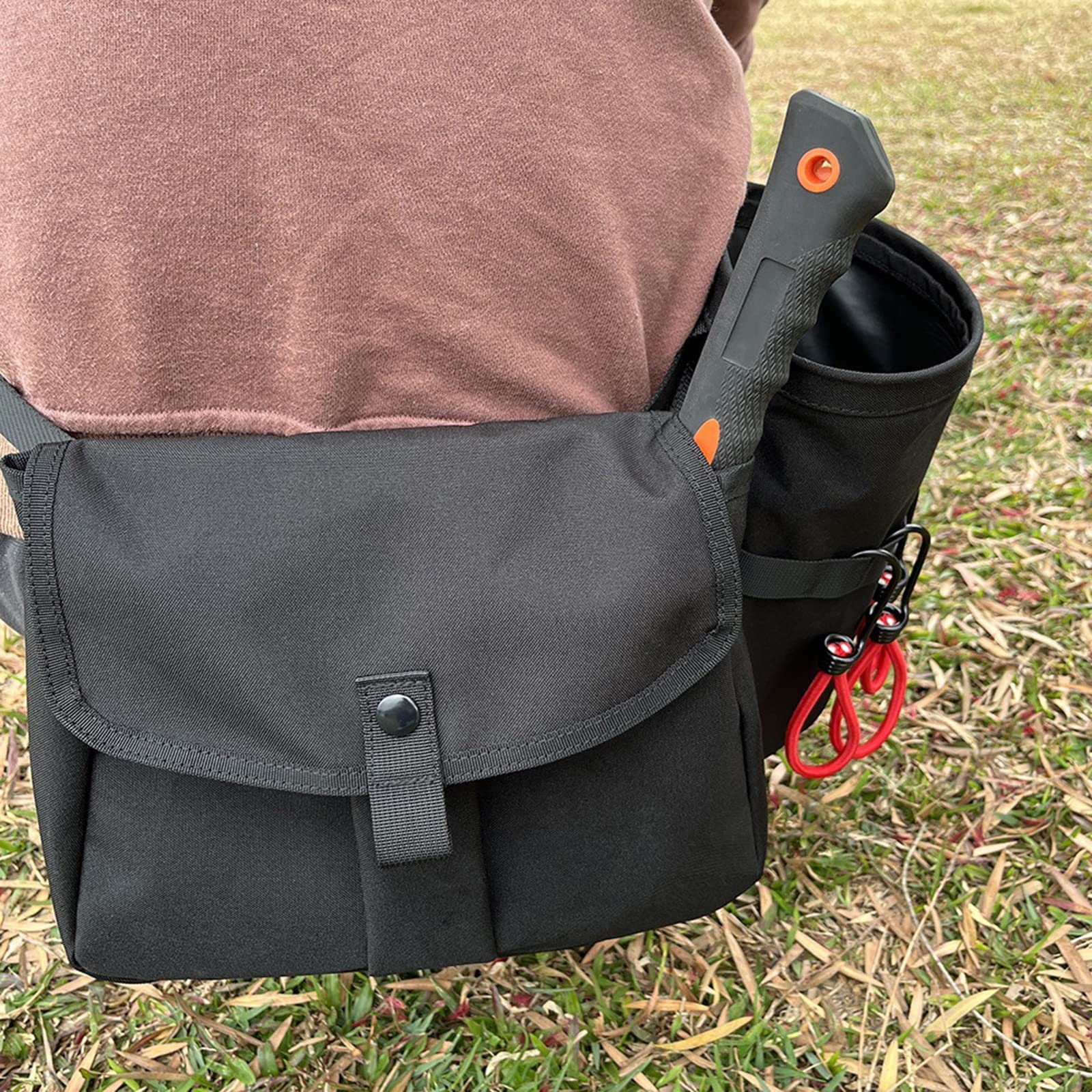 Marsupio portatile multifunzione da campeggio all'aperto borsa da cintura impermeabile da pesca Marsupio per attrezzi impermeabile