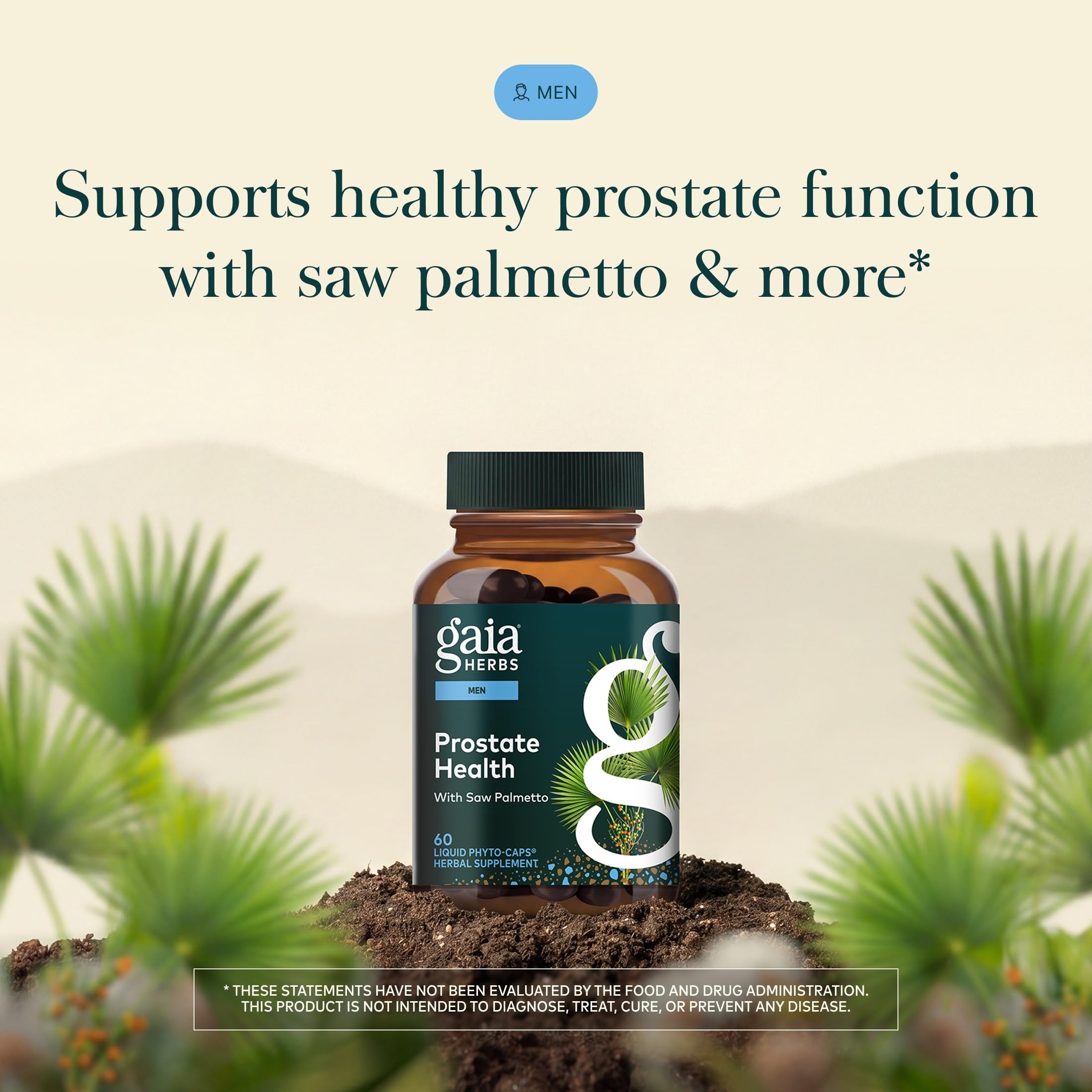 Gaia Herbs Prostate Health, 60 Vegan Capsules, 30 Servings — Amazon image 3
