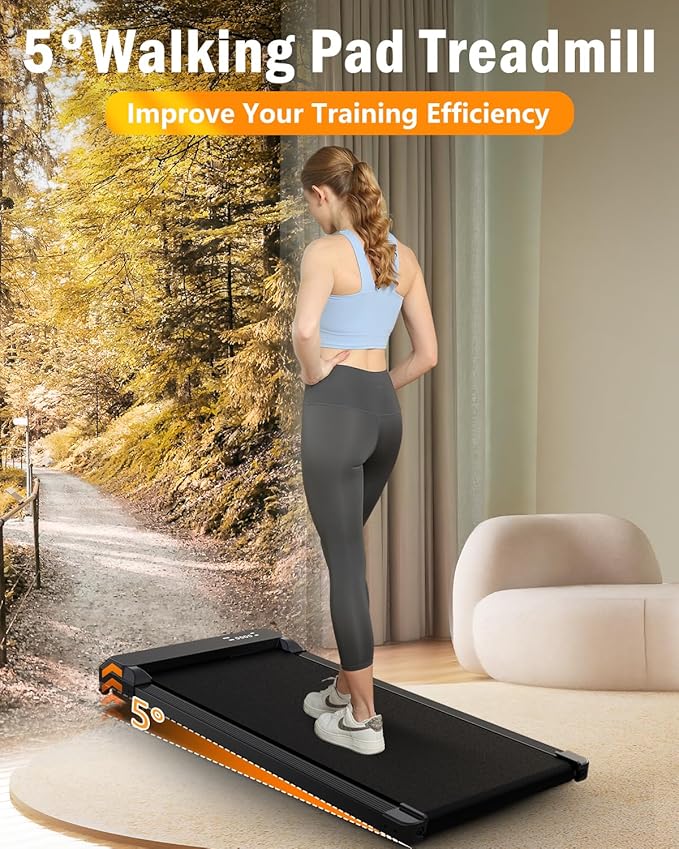 Caminadora Eléctrica Plegable 2.5HP con Inclinación Manual Negra miniatura 2