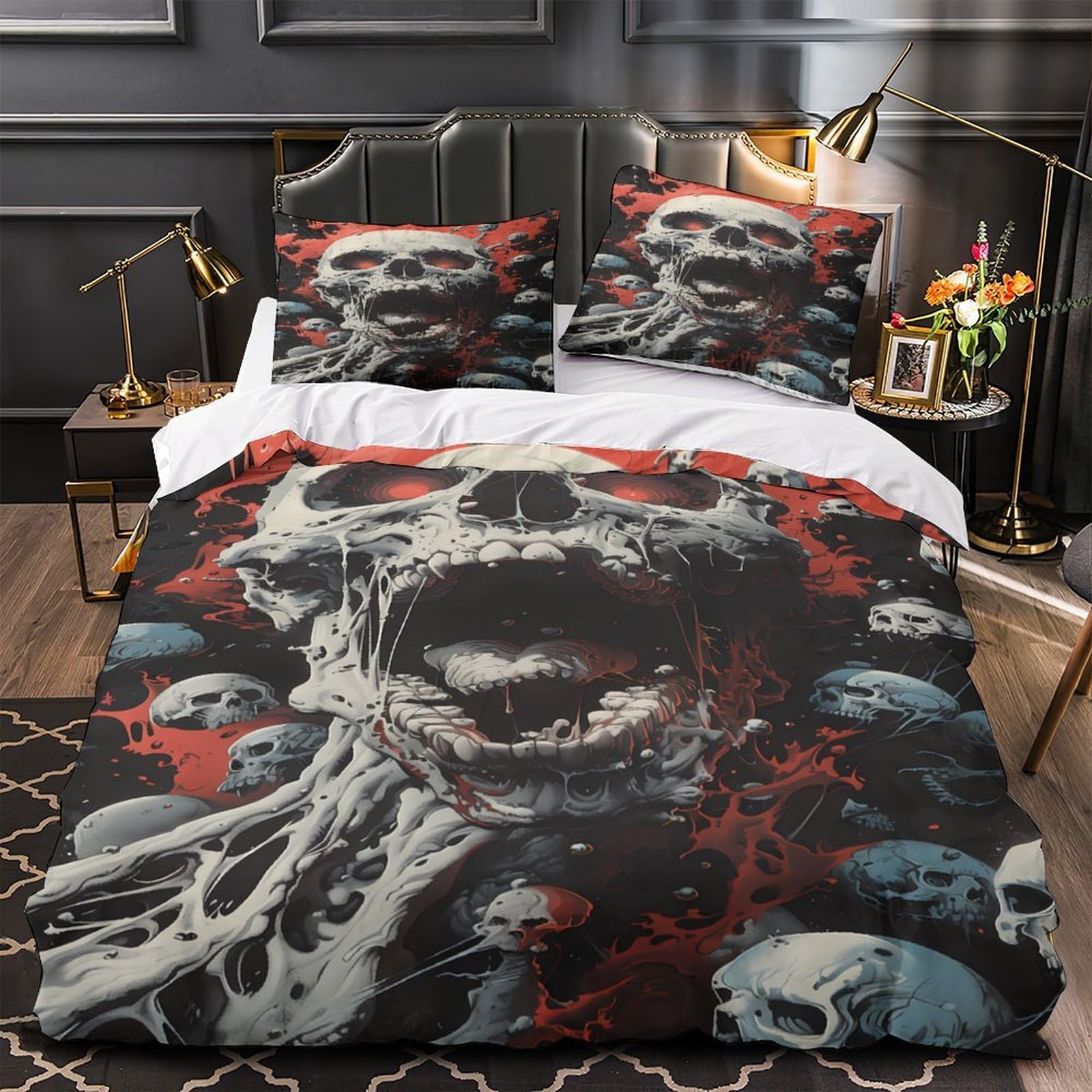 Housse de couette feuille verte pour transformer votre chambre en oasis de nature printanière