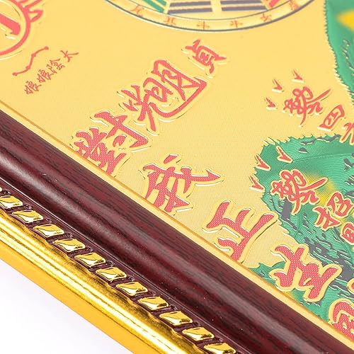 Miniatura 7 de Feng Shui Espejo chino Bagua un espejo cóncavo pintura de paisaje asiático decoración de pared para protección contra energía negativa pasiva