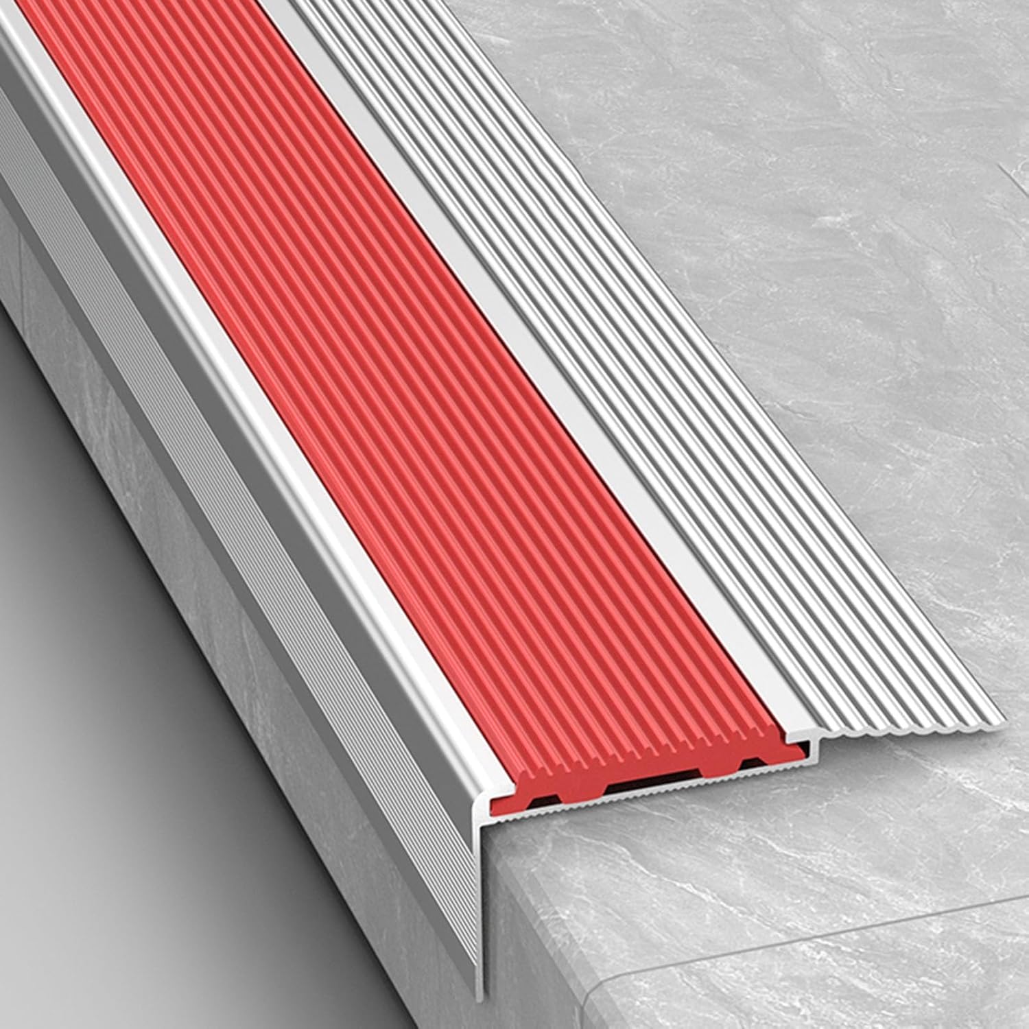 3 PCS Floor Carpet Edging Trim Transition Strip, NonSlip Aluminum