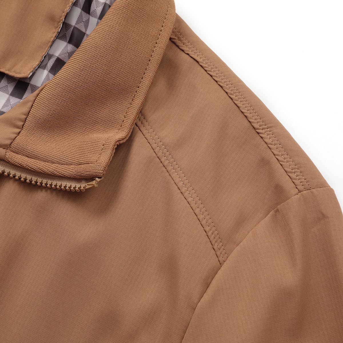 Allthemen Giubbotto da uomo invernale caldo da aviatore leggero giacca tattica militare casual autunno giacca sportiva maniche lunghe zip primavera collo alto taglio vento