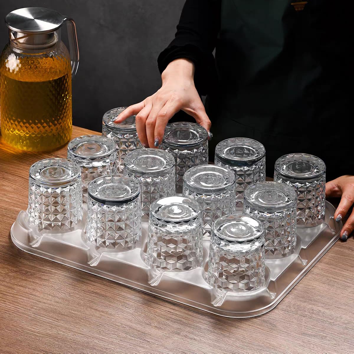 Amazon.com: VEILEDGEM [Look like Glass] 8 Oz Set of 6 Tritan