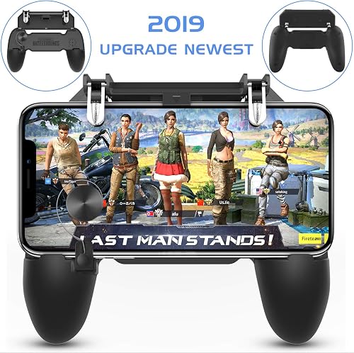 ZORBES L1R1 Cellphone 2 Triggers Sensitive Shoot Mobile Game Controller for PUBG for Android iOS