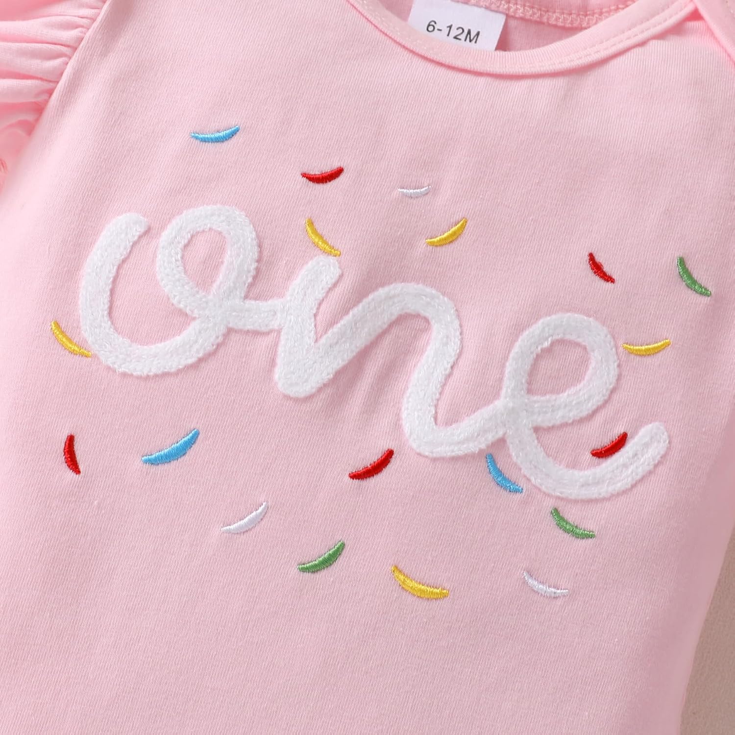 YOUNGER TREE Baby Girl 1st Birthday Outfits One Year Old Clothes Romper Tutu Cake Smash Skirt with Headband Baby Girl Gifts - Image 3