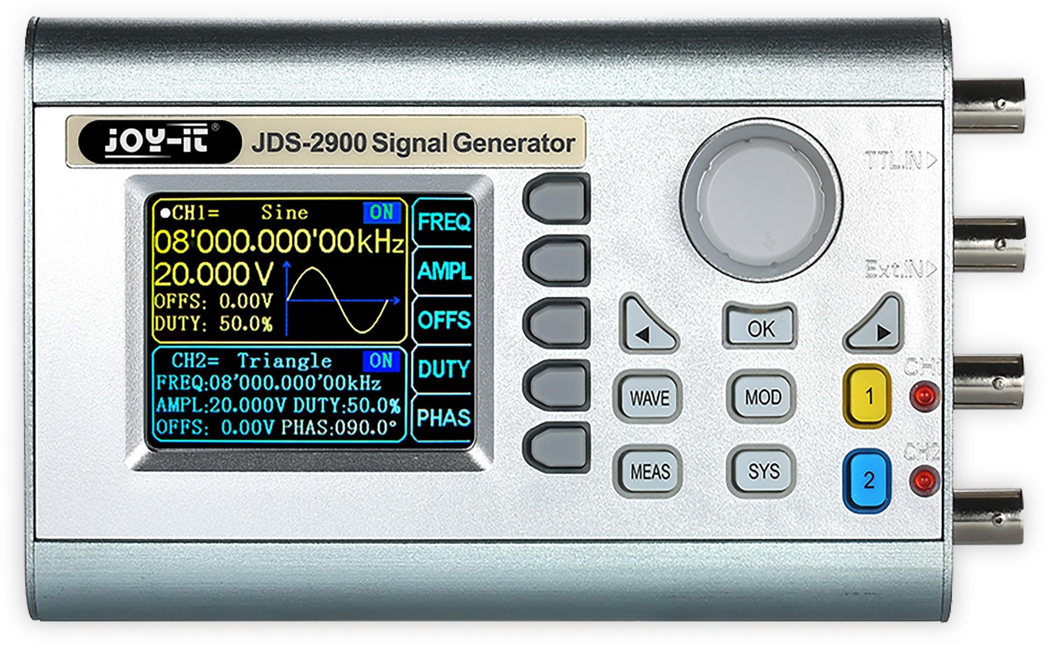 Joy-it JDS2915 Générateur de fonctions fonctionnant sur secteur 15 MHz - 0,01 µHz