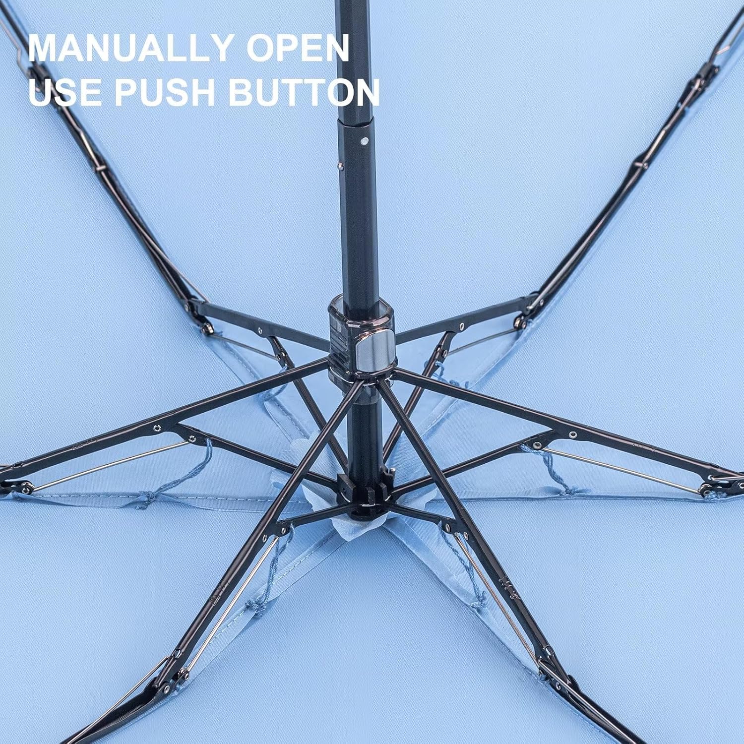 LEAGERA Compact Travel Umbrella with Case - Mini Umbrella for Purse, Small Lightweight &Tiny Design Perfect for Parasol Outdoor Sun&Rain Umbrellas - Image 7