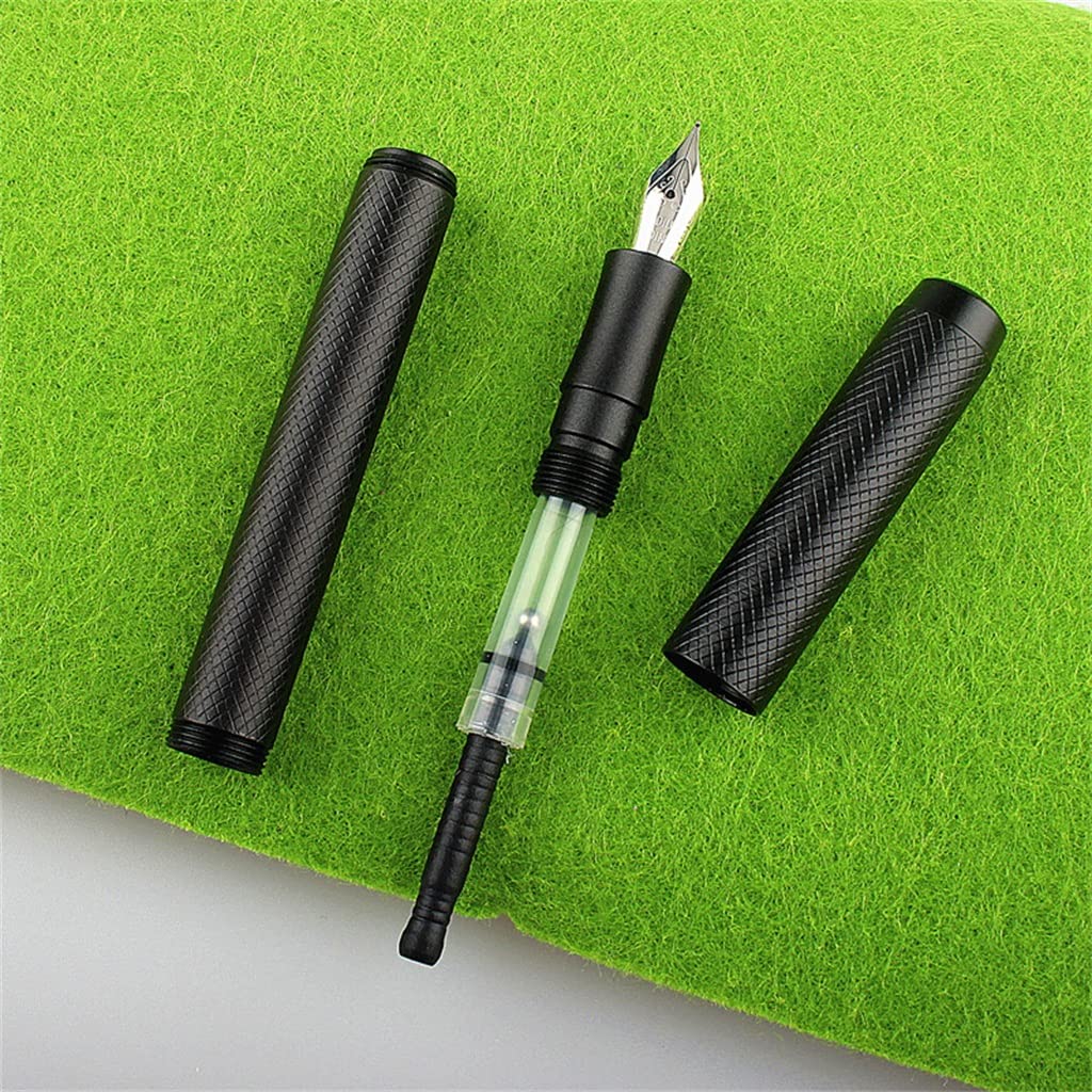 Stylo plume en alliage d'aluminium 0,5 mm courbé (courbé) pour bureau d'affaires (D)