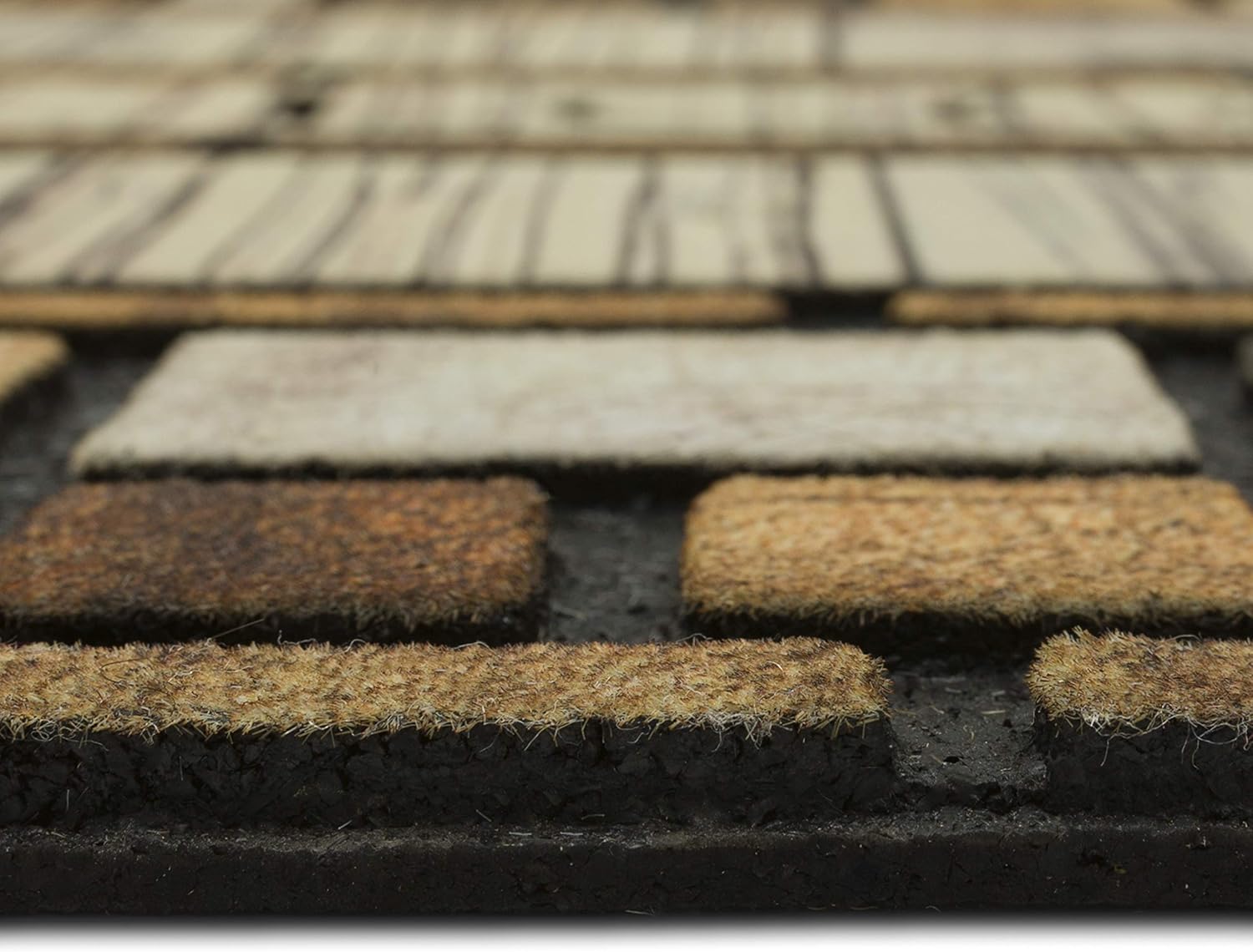 Drifted Nature 35" x 23" Recycled Rubber Outdoor Doormat