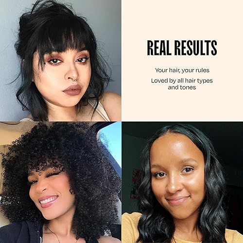 Miniatura 225 de Overtone - Acondicionador de tinte semipermanente para el cabello, 8 onzas, cabello natural y teñido, con manteca de karité y aceite de coco Negro