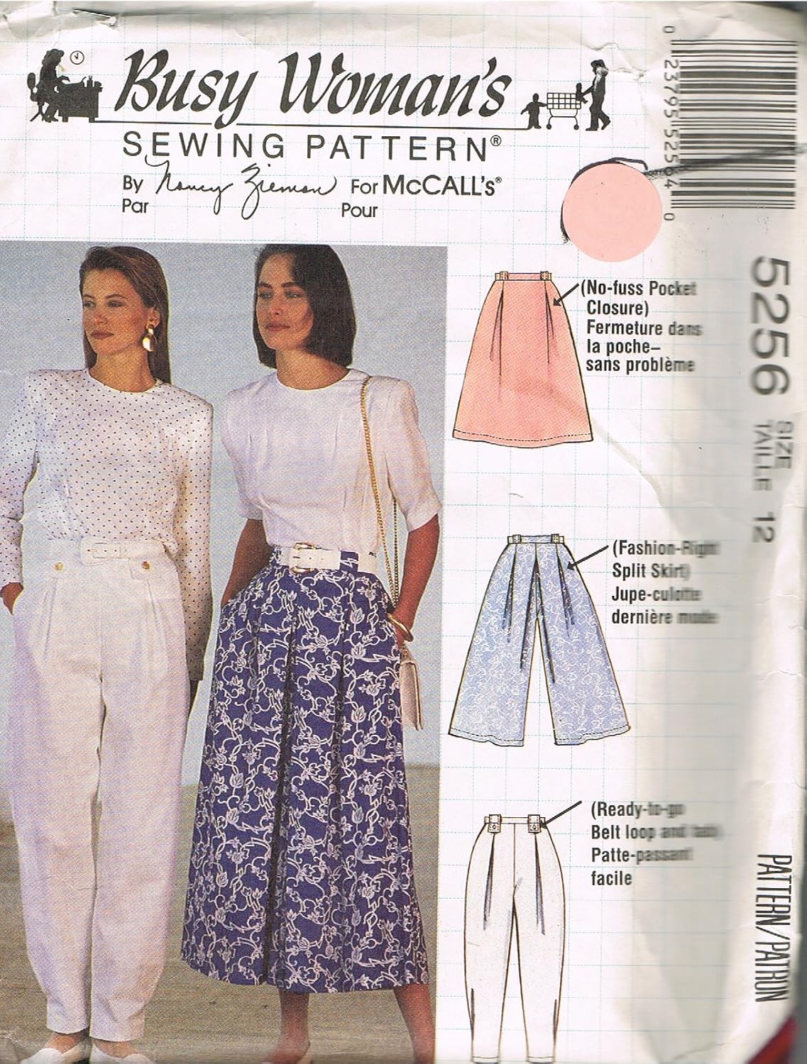 split skirt pants pattern