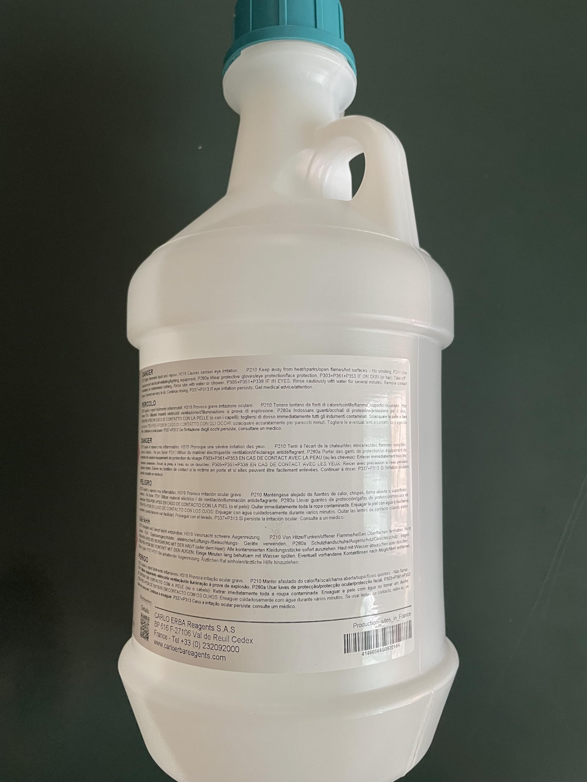 Alcool Etilico Assoluto 2,5 lt RPE CARLO ERBA per analisi