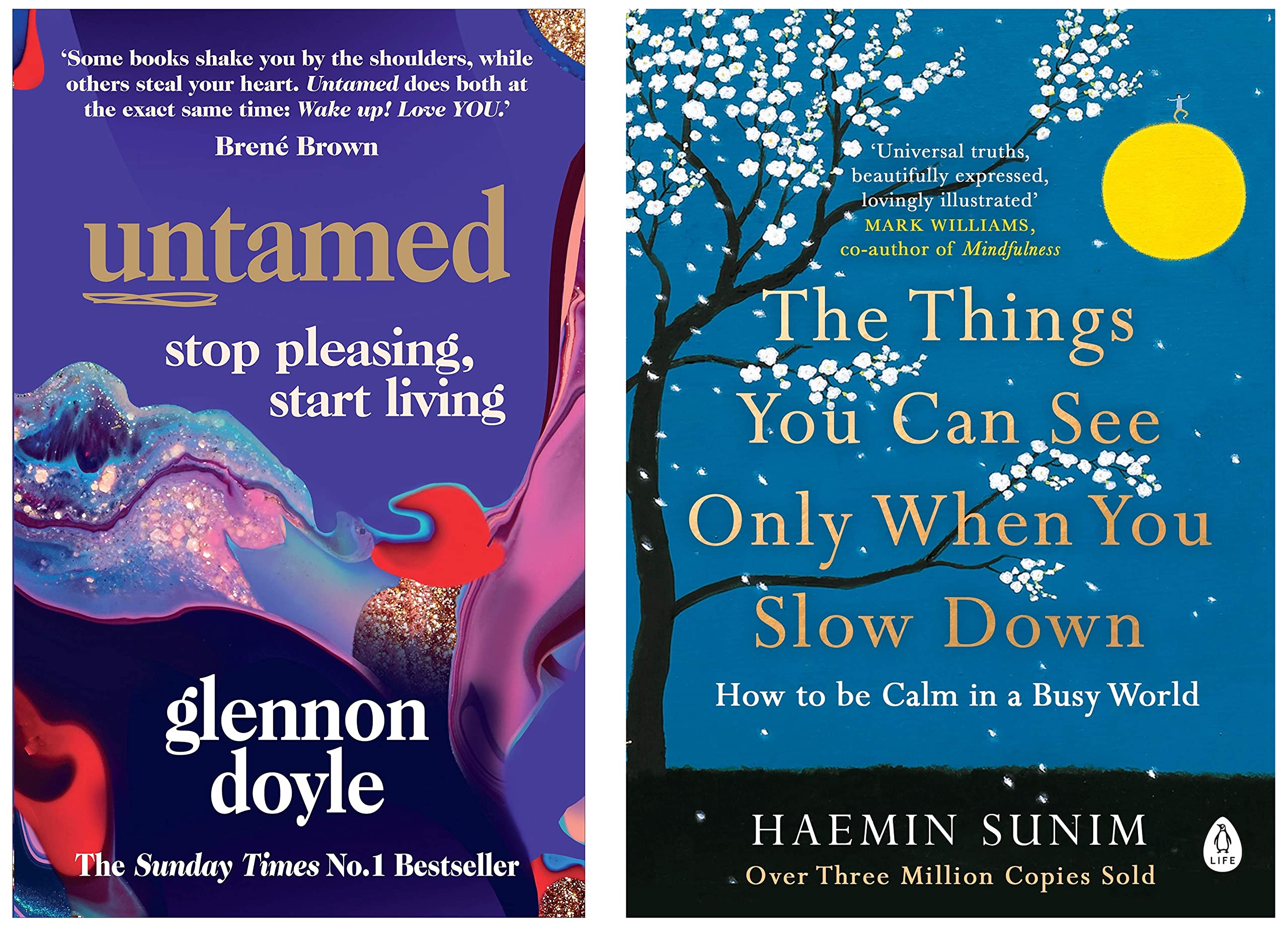 Untamed: Stop pleasing, start living: Stop Pleasing, Start Living: THE NO.1 SUNDAY TIMES BESTSELLER & The Things You Can See Only When You Slow Down: How to be Calm in a Busy World