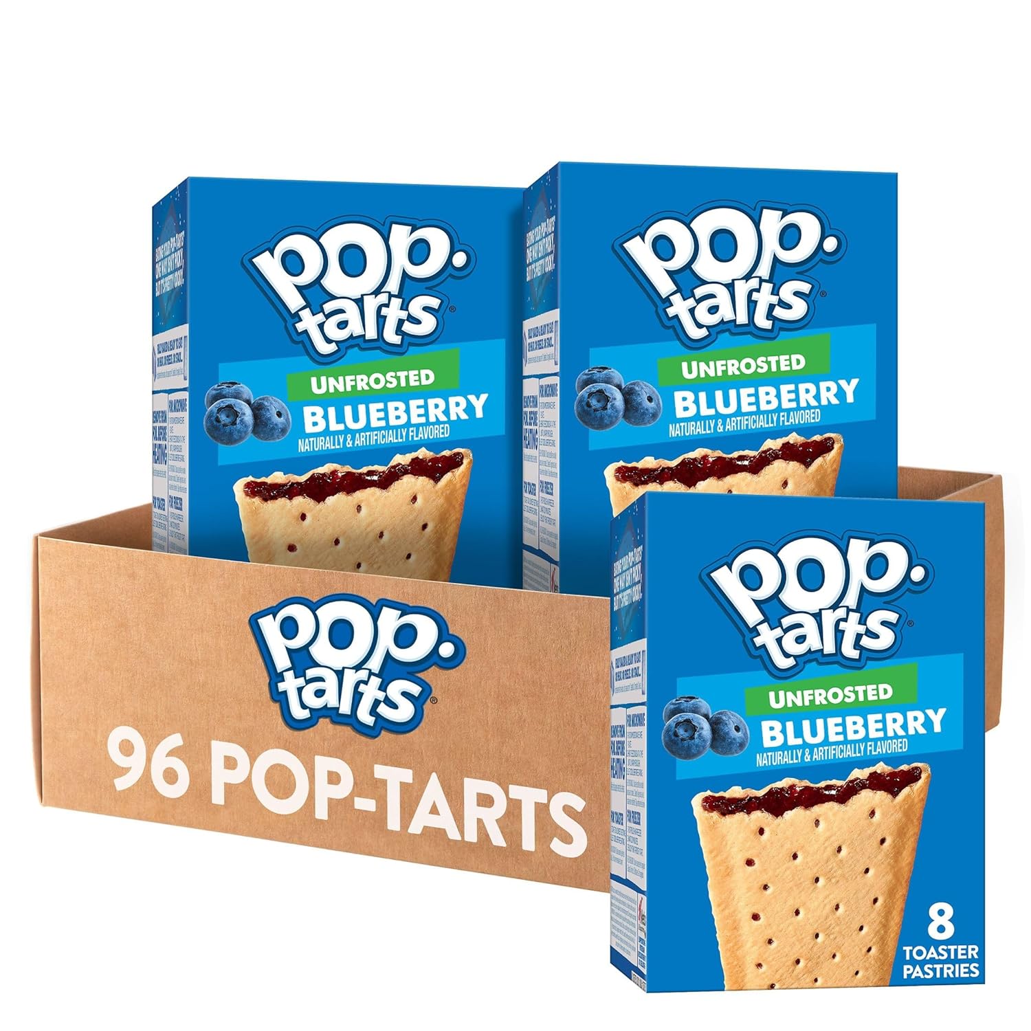 Pop-Tarts Blueberry Toaster Pastries (96 ct)