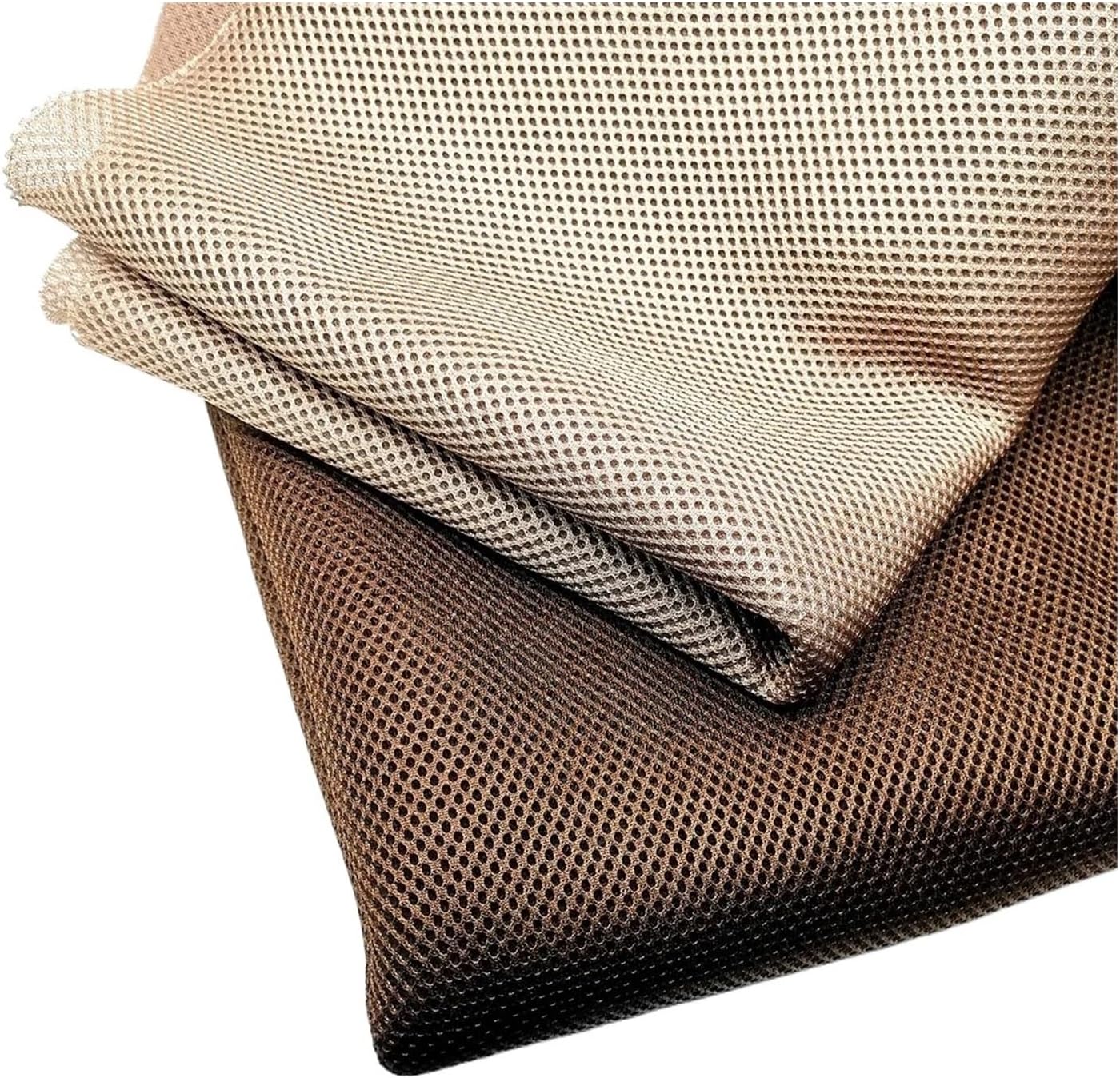 Speaker Fabric, Speaker Fabrics for Stereo Sound Box Speaker Grill Cloth Dustproof Protective Cover(Khaki,100cm-150cm)