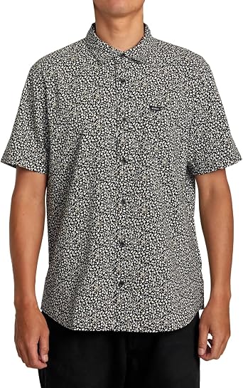 RVCA Men's Will Travel Short Sleeve Shirt