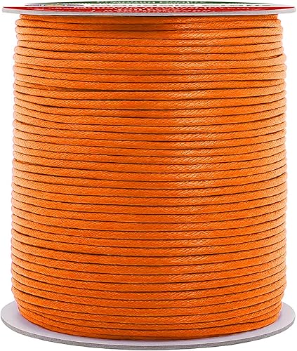 Miniatura 226 de Cuerda Mandala Crafts 0.03 pulgadas 109 yardas para hacer joyería, artesanía, macramé, cuerda de algodón encerado