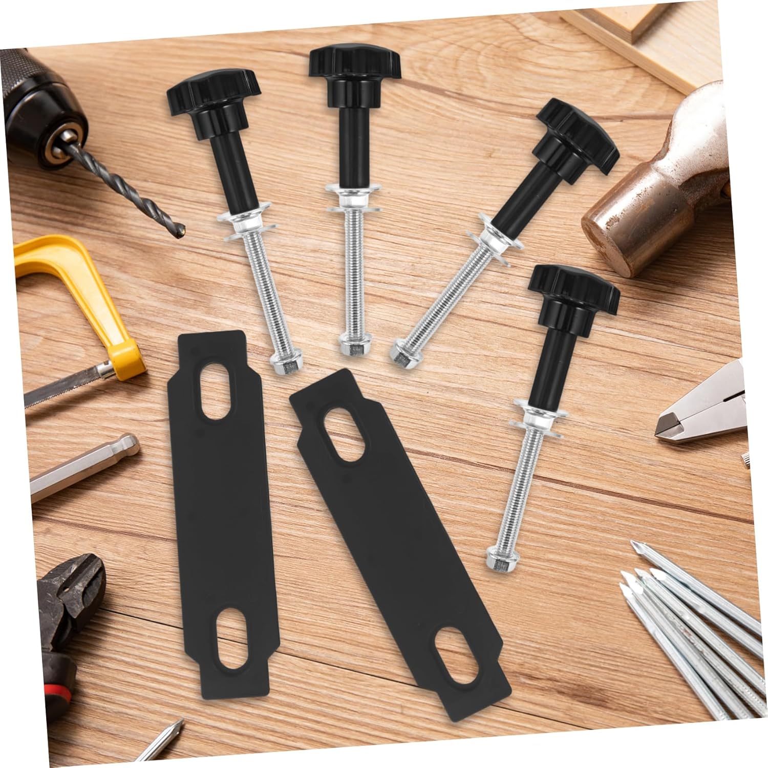 Roof Rack Clamps Brackets Off-Road Recovery Gear Luggage Holder Fixing Kit Aluminum Alloy Recovery Track Support for Vehicle