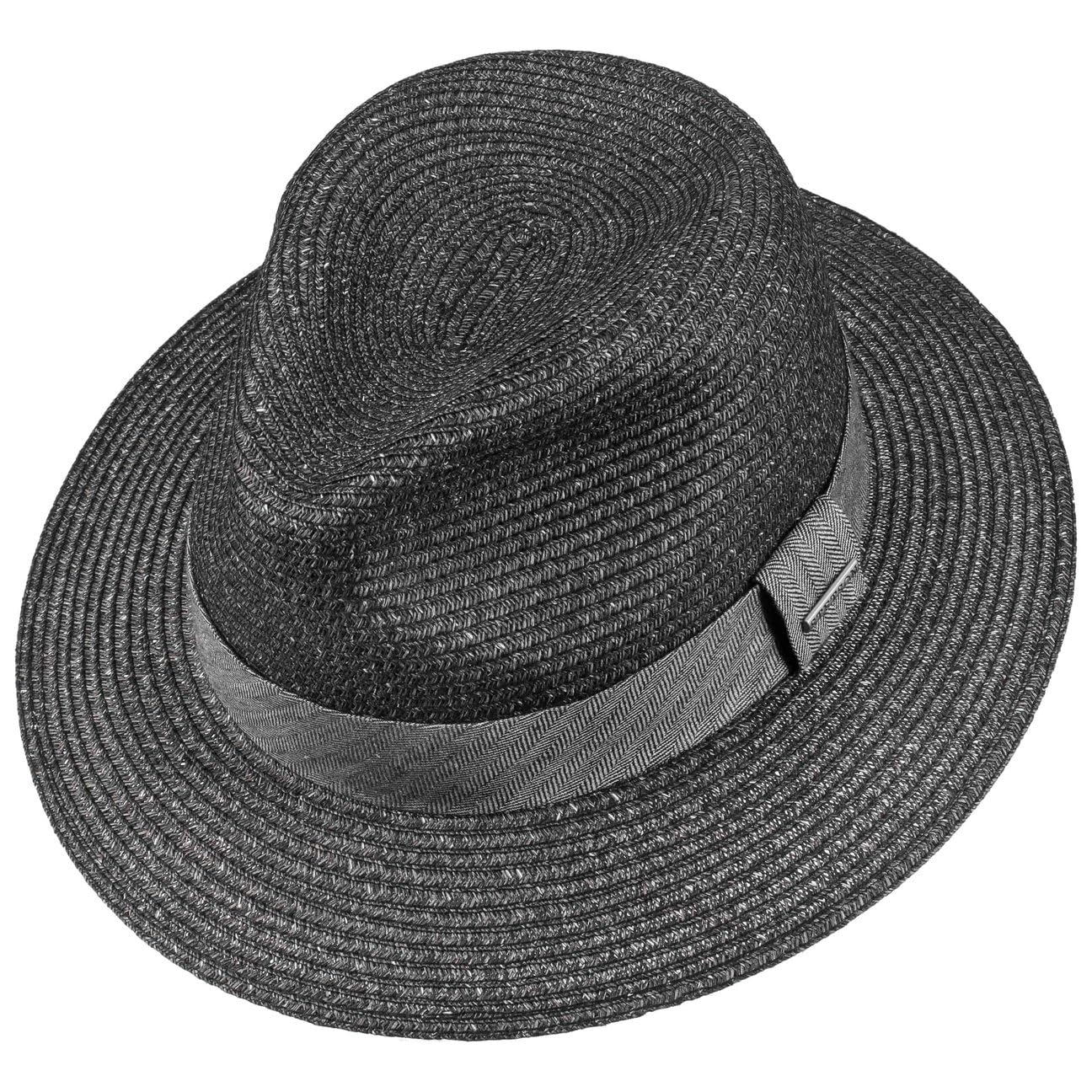 SOMBREROSHOP Nark Sombrero Traveller de Paja Toyo Banda Multicolor con Banda de Tela Unisex Primavera Verano