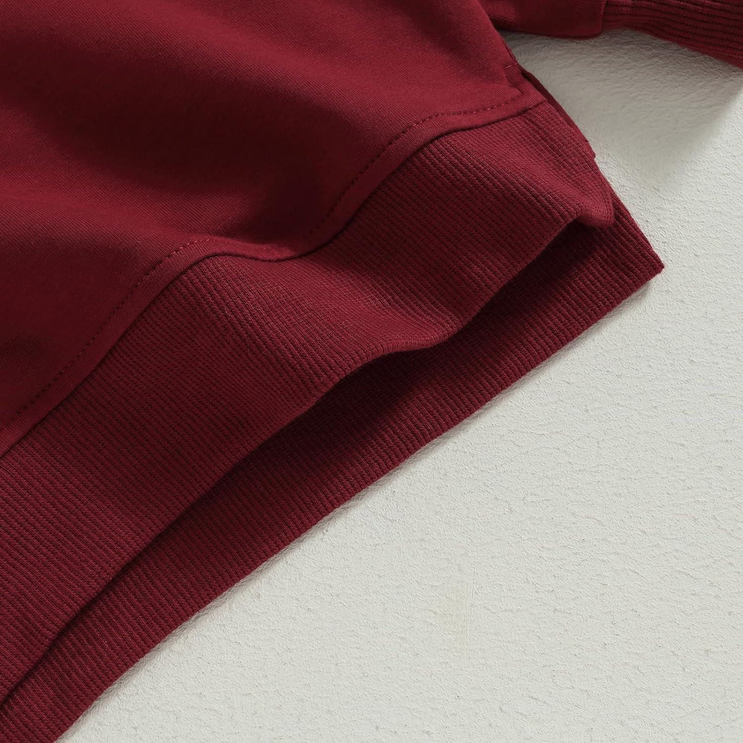 Toddler Baby Boy Girl Clothes Solid Color Crewneck Sweatshirt Long Sleeve Pullover T Shirt Tops Fall Winter Outfit - Image 7