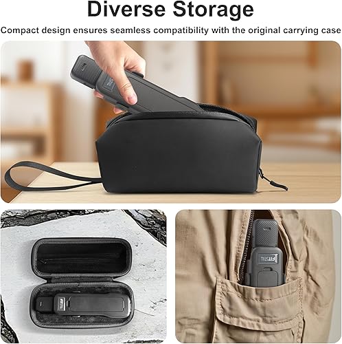 Miniatura 4 de FitStill Funda protectora para DJI Osmo Pocket 3, protección completafunda protectora original a juego, filtros ND de almacenamiento, con correa y