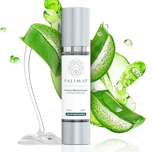 Gel de cuidado íntimo con ácido hialurónico, gel hidratante femenino de equilibrio de pH, inodoro, calmante de 1.7 fl oz, gel de equilibrio de pH,