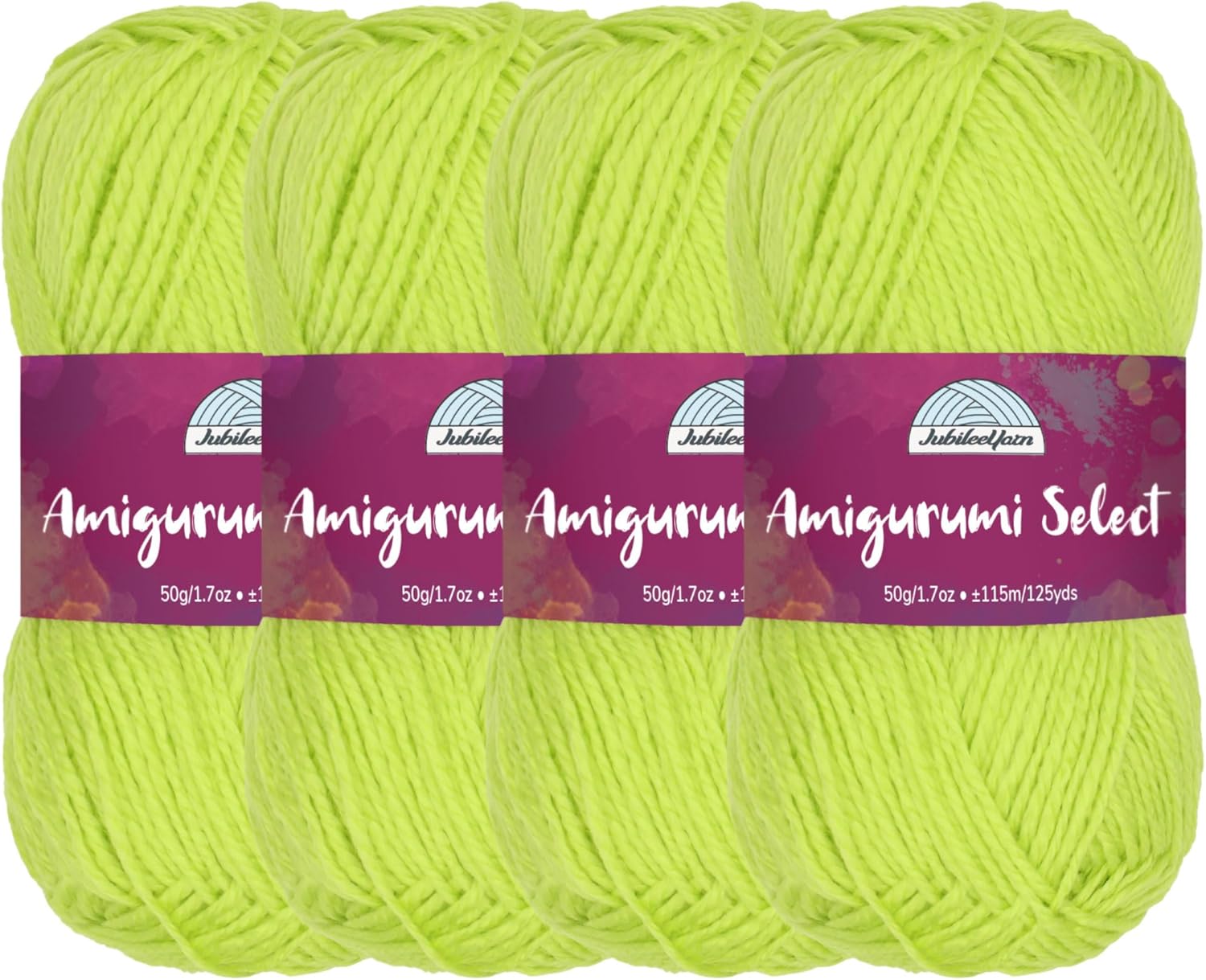 JubileeYarn Amigurumi Select Yarn - DK Acrylic - Daylily - 4 Skeins