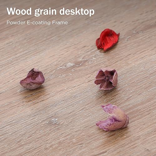 Miniatura 8 de PHI VILLA Mesa de comedor de 37 x 37 pulgadas, mesa de comedor al aire libre con agujero para sombrilla de 1.57 pulgadas, marco de acero con mesa de