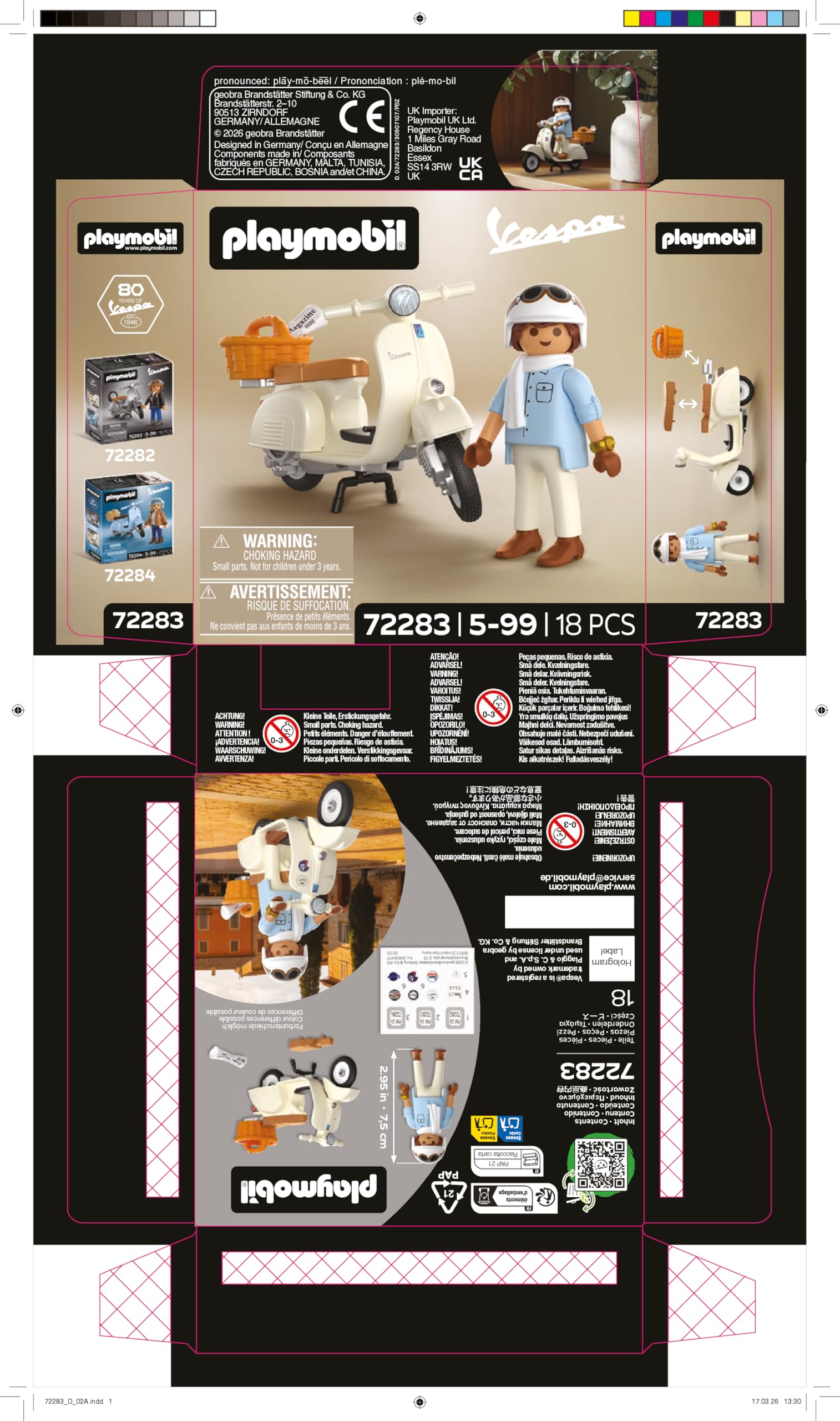 PLAYMOBIL | Vehículos | 80 años de Vespa: Estilo clásico