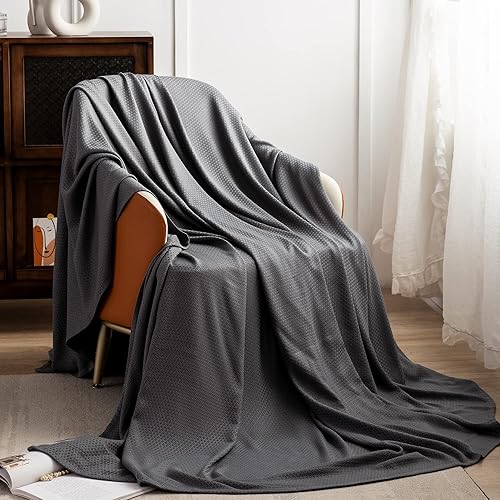 Miniatura 30 de AmyHomie Manta refrescante para niños, manta de verano suave y cómoda para personas que duermen con calor, niñas y niños (1 a 12 años), nube rosa