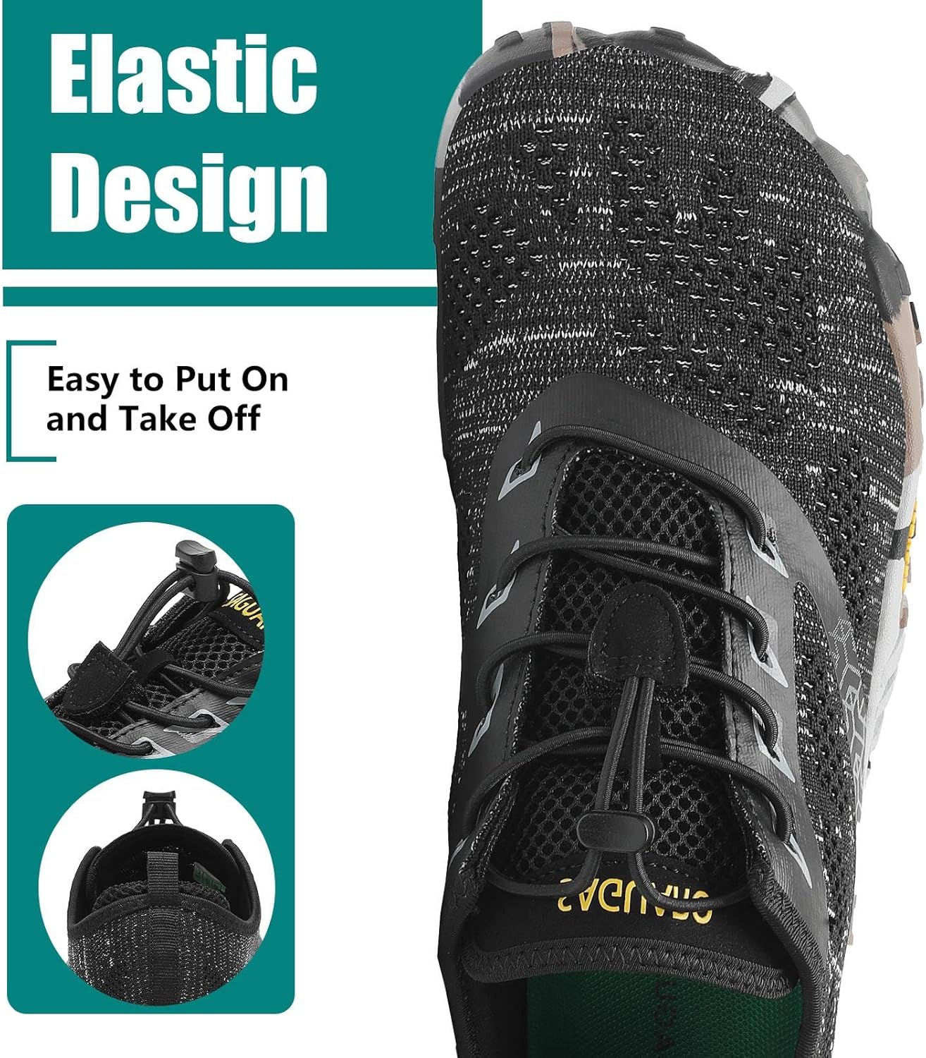 SAGUARO Womens Mens Barefoot Shoes Minimalist Trail Runner Wide Toe Box Zero Drop Outdoor Cross Training Shoe - Image 5