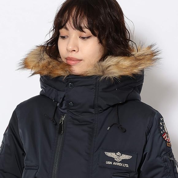 Amazon.co.jp: Avirex Custom N-3B TOP GUN 6202053 Women's Outerwear