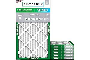 Filterbuy 14x30x1 Air Filter MERV 8: Ultimate Dust Defence for Your Home