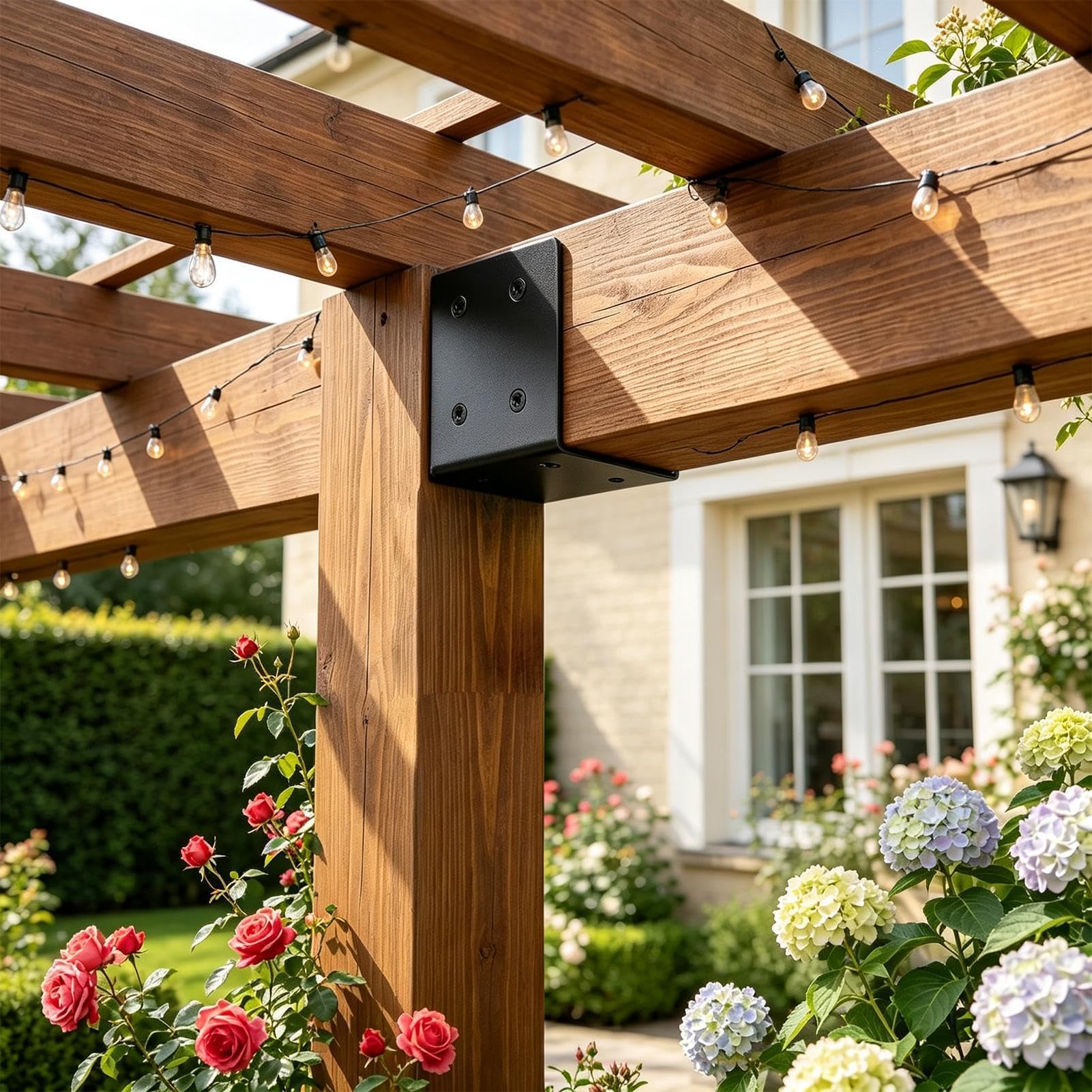 Staffe Per Pergola Di Supporto Antiruggine Preforata