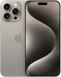 Apple iPhone 15 Pro Max (256 GB) — Titânio natural (Recondicionado)